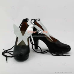 Accel World Kuroyukihime Black & White Cosplay Shoes -CA Halloween Sales Shop accel world kuroyukihime black white cosplay shoes cnsh1520 906