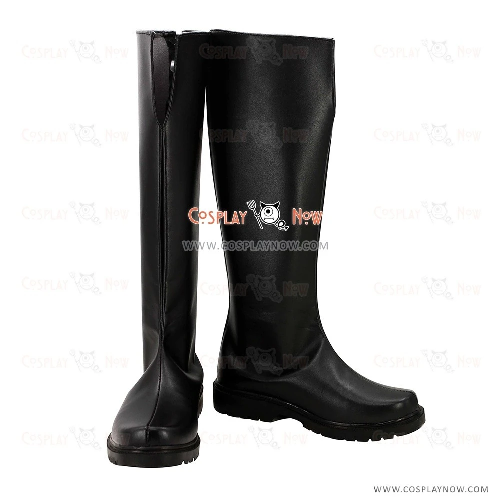 Aldnoah Zero Slaine Troyard Black Cosplay Boots 1 Aldnoah Zero Slaine Troyard Black Cosplay Boots