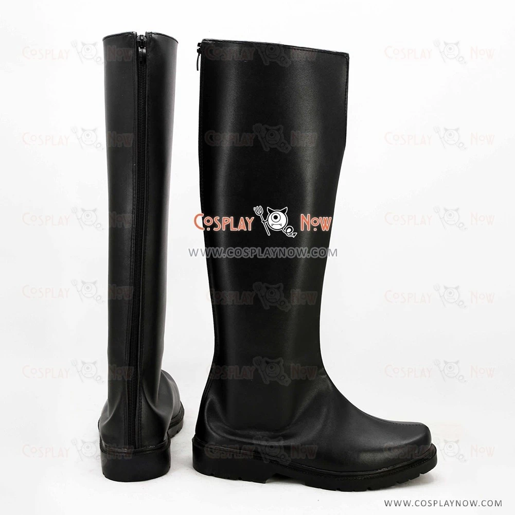 Aldnoah Zero Slaine Troyard Black Cosplay Boots 3 Aldnoah Zero Slaine Troyard Black Cosplay Boots - Image 3