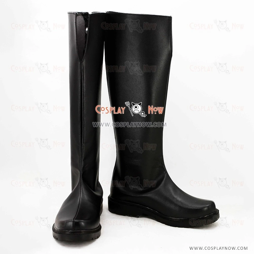 Aldnoah Zero Slaine Troyard Black Cosplay Boots 2 Aldnoah Zero Slaine Troyard Black Cosplay Boots - Image 2
