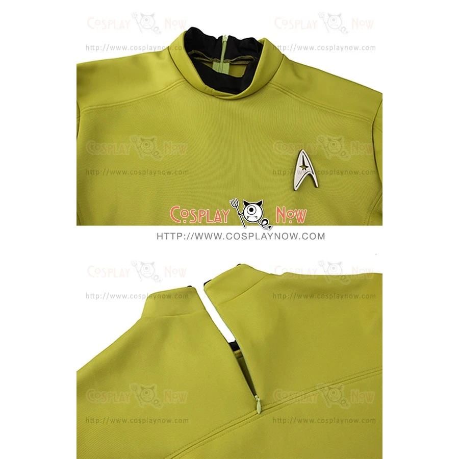Captain James T Kirk Costume For Star Trek Beyond Cosplay Uniform 4 Captain James T Kirk Costume For Star Trek Beyond Cosplay Uniform - Image 4
