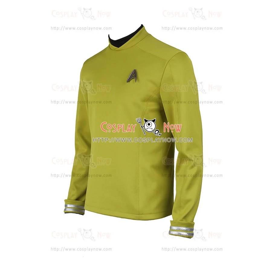 Captain James T Kirk Costume For Star Trek Beyond Cosplay Uniform 2 Captain James T Kirk Costume For Star Trek Beyond Cosplay Uniform - Image 2