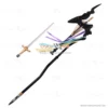 Fate Grand Order Merlin Wand With Sword Cosplay Prop