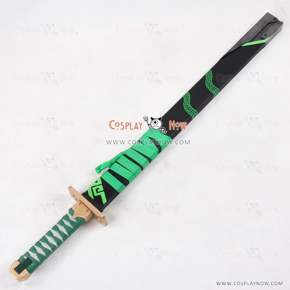 Genji Sparrow Skin Long Sword With Sheath Cosplay Prop 7 Genji Sparrow Skin Long Sword With Sheath Cosplay Prop - Image 7
