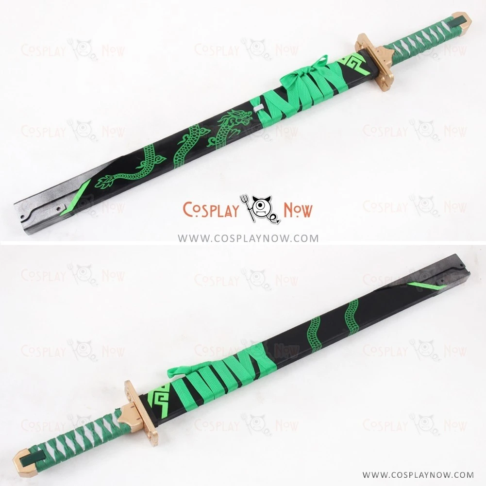 Genji Sparrow Skin Long Sword With Sheath Cosplay Prop 6 Genji Sparrow Skin Long Sword With Sheath Cosplay Prop - Image 6