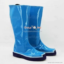 Mega Man Cosplay Shoes Steve Boots -CA Halloween Sales Shop mega man cosplay shoes steve boots cnsh2192 fb3