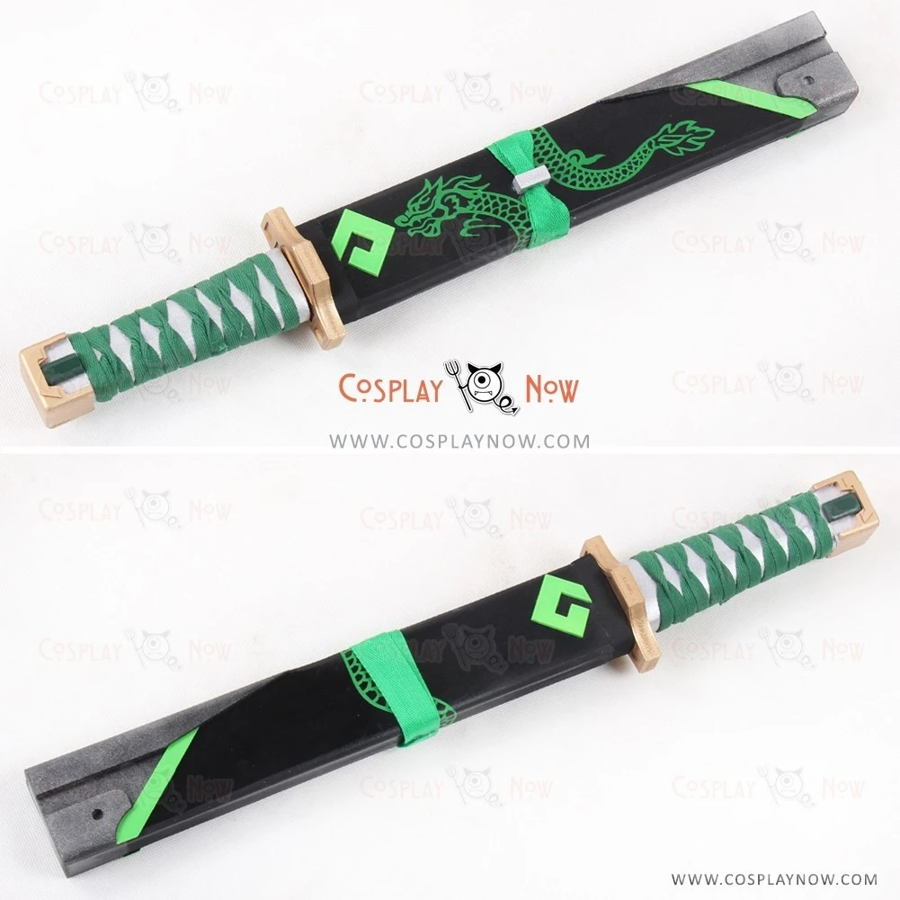 Overwatch Genji Sparrow Skin Dagger With Sheath Cosplay Prop 8 Overwatch Genji Sparrow Skin Dagger With Sheath Cosplay Prop - Image 8