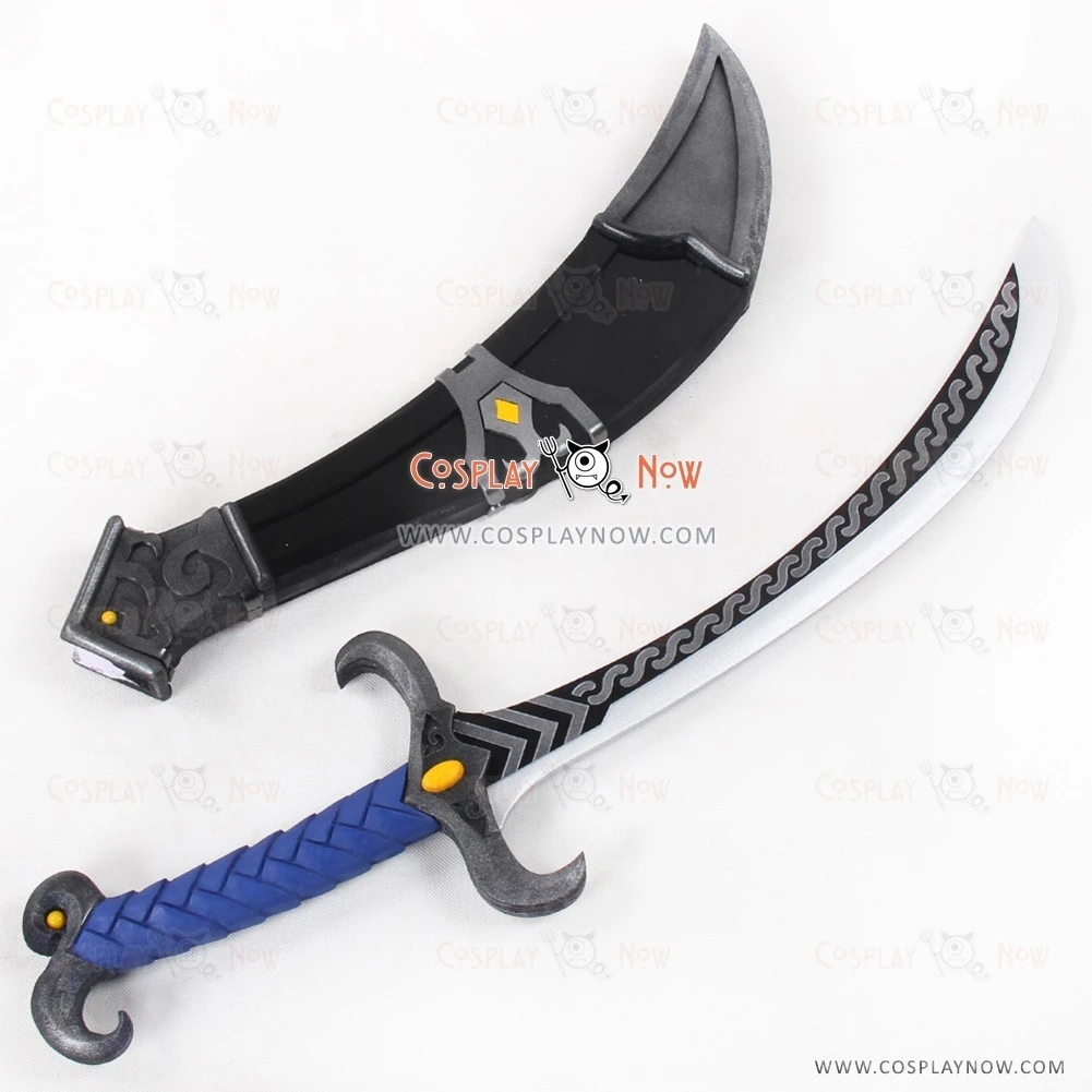 Overwatch OW Genji Beduin Skin Dagger With Sheath Cosplay Props 3 Overwatch OW Genji Beduin Skin Dagger With Sheath Cosplay Props - Image 3