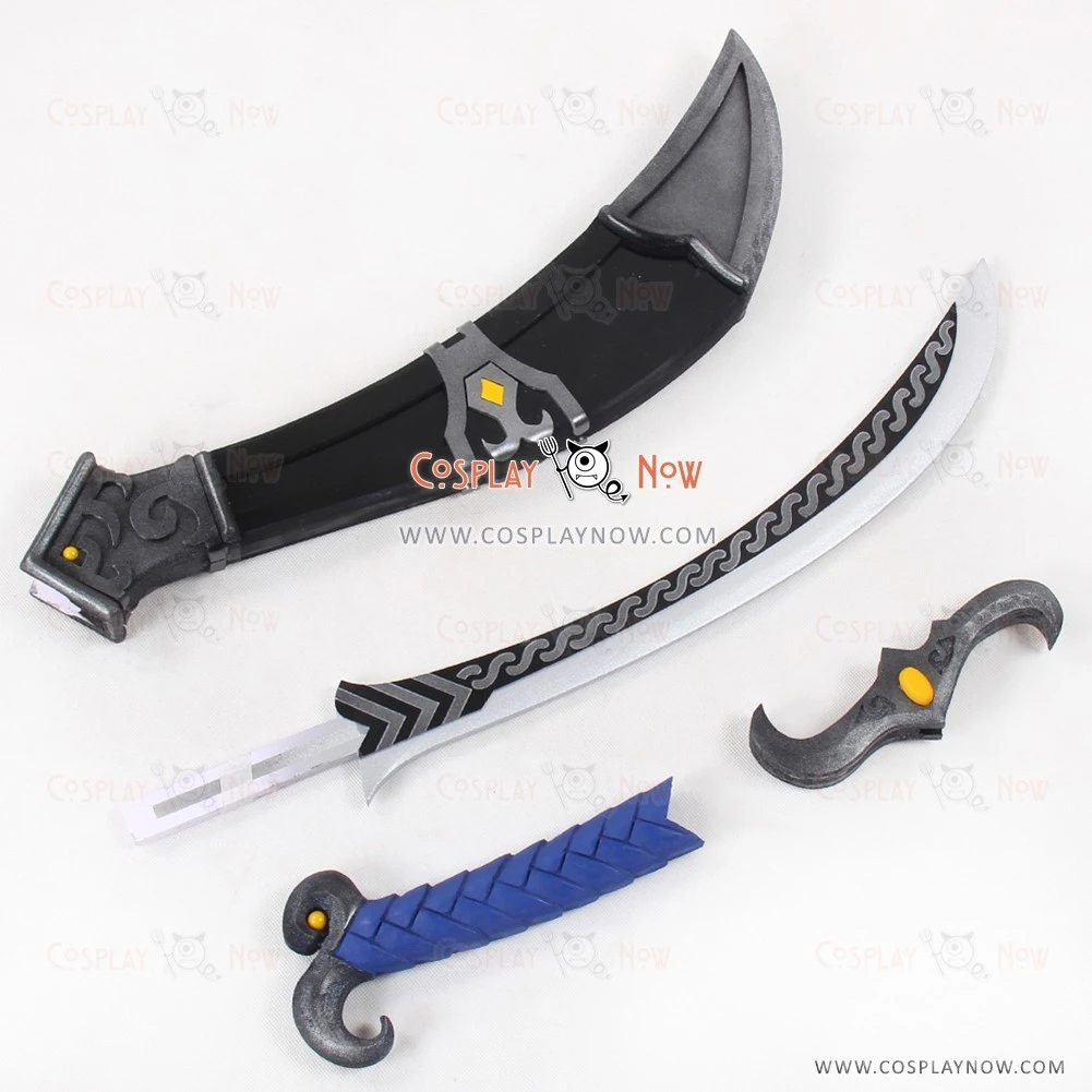 Overwatch OW Genji Beduin Skin Dagger With Sheath Cosplay Props 4 Overwatch OW Genji Beduin Skin Dagger With Sheath Cosplay Props - Image 4
