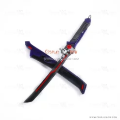 OVERWATCH OW Genji ONI Short Sword With Sheath Cosplay Props -CA Halloween Sales Shop overwatch ow genji oni short sword with sheath cosplay props cn1839 c87