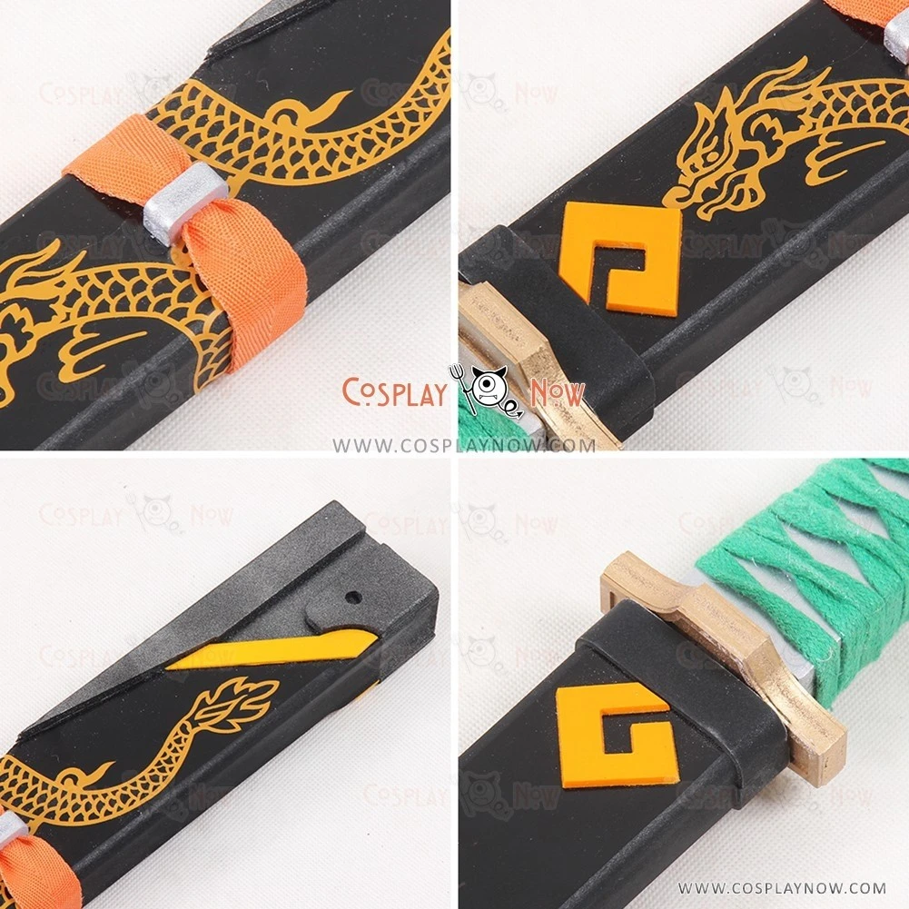 Overwatch OW Genji Young Skin Dagger With Sheath Cosplay Props 5 Overwatch OW Genji Young Skin Dagger With Sheath Cosplay Props - Image 5
