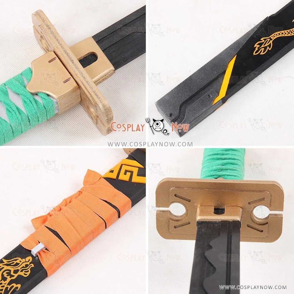 Overwatch OW Genji Young Skin Long Sword With Sheath Cosplay Prop 7 Overwatch OW Genji Young Skin Long Sword With Sheath Cosplay Prop - Image 7