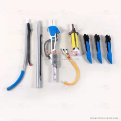 Overwatch OW Mercy Combat Medic Ziegler Uprising Skin Wand Cosplay Props -CA Halloween Sales Shop overwatch ow mercy combat medic ziegler uprising skin wand cosplay props cn2074 e83