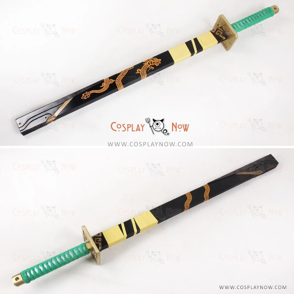 OW Genji Young Skin Long Sword With Sheath Cosplay Props 4 OW Genji Young Skin Long Sword With Sheath Cosplay Props - Image 4
