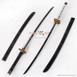 Sengoku Basara 4 Katakura Kagetsuna Double Swords With Sheathes Cosplay Prop -CA Halloween Sales Shop sengoku basara 4 katakura kagetsuna double swords with sheathes cosplay prop cn1411 114
