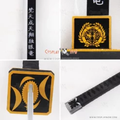Sengoku Basara 4 Katakura Kagetsuna Double Swords With Sheathes Cosplay Prop -CA Halloween Sales Shop sengoku basara 4 katakura kagetsuna double swords with sheathes cosplay prop cn1411 b5e
