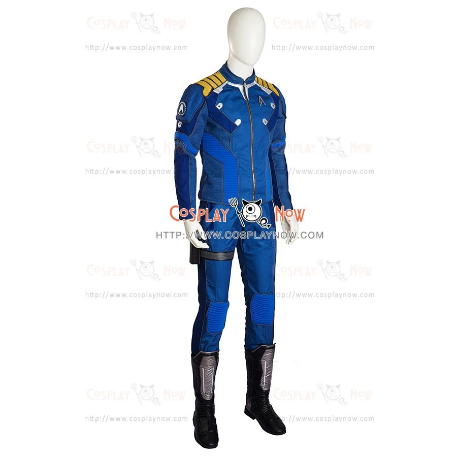 Star Trek Beyond James Kirk Captain Uniform Cosplay Costume 3 Star Trek Beyond James Kirk Captain Uniform Cosplay Costume - Image 3