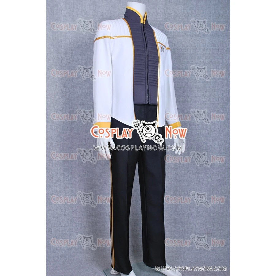 Star Trek Cosplay Insurrection Nemesis White Mess Costume 2 Star Trek Cosplay Insurrection Nemesis White Mess Costume - Image 2
