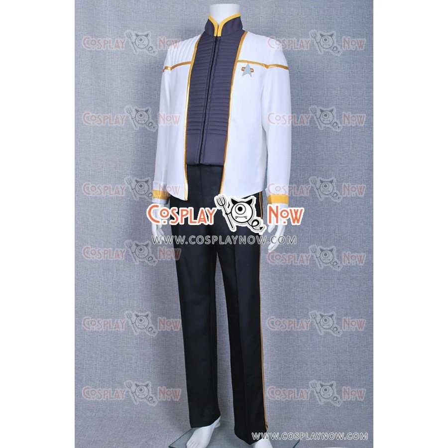Star Trek Cosplay Insurrection Nemesis White Mess Costume 3 Star Trek Cosplay Insurrection Nemesis White Mess Costume - Image 3