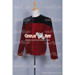 Star Trek Cosplay Picard Black Red Costume -CA Halloween Sales Shop star trek cosplay picard black red costume hc3593 e3d