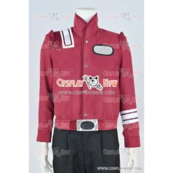Star Trek III V Cosplay Bomber Red Suede Costume