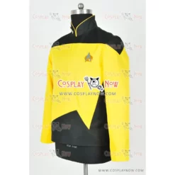 Star Trek: The Next Generation Cosplay Operations Uniform Costume -CA Halloween Sales Shop star trek the next generation cosplay operations uniform costume ws019 yellow 1d6