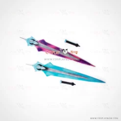 The Asterisk War Claudia Enfield Double Swords Cosplay Props -CA Halloween Sales Shop the asterisk war claudia enfield double swords cosplay props cn1804 d48