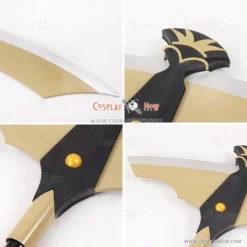 Twin Star Exorcists Cosplay Kuro Mujo Props With Knife -CA Halloween Sales Shop twin star exorcists cosplay kuro mujo props with knife cn1414 237