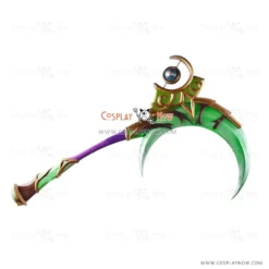 World Of Warcraft Scythe Of Elune Lunarcall Green Cosplay Props For Halloween