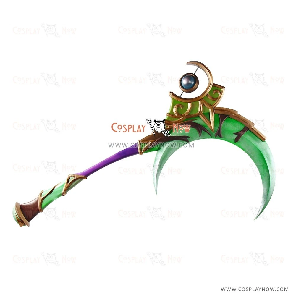 World Of Warcraft Scythe Of Elune Lunarcall Green Cosplay Props For Halloween 1 World Of Warcraft Scythe Of Elune Lunarcall Green Cosplay Props For Halloween