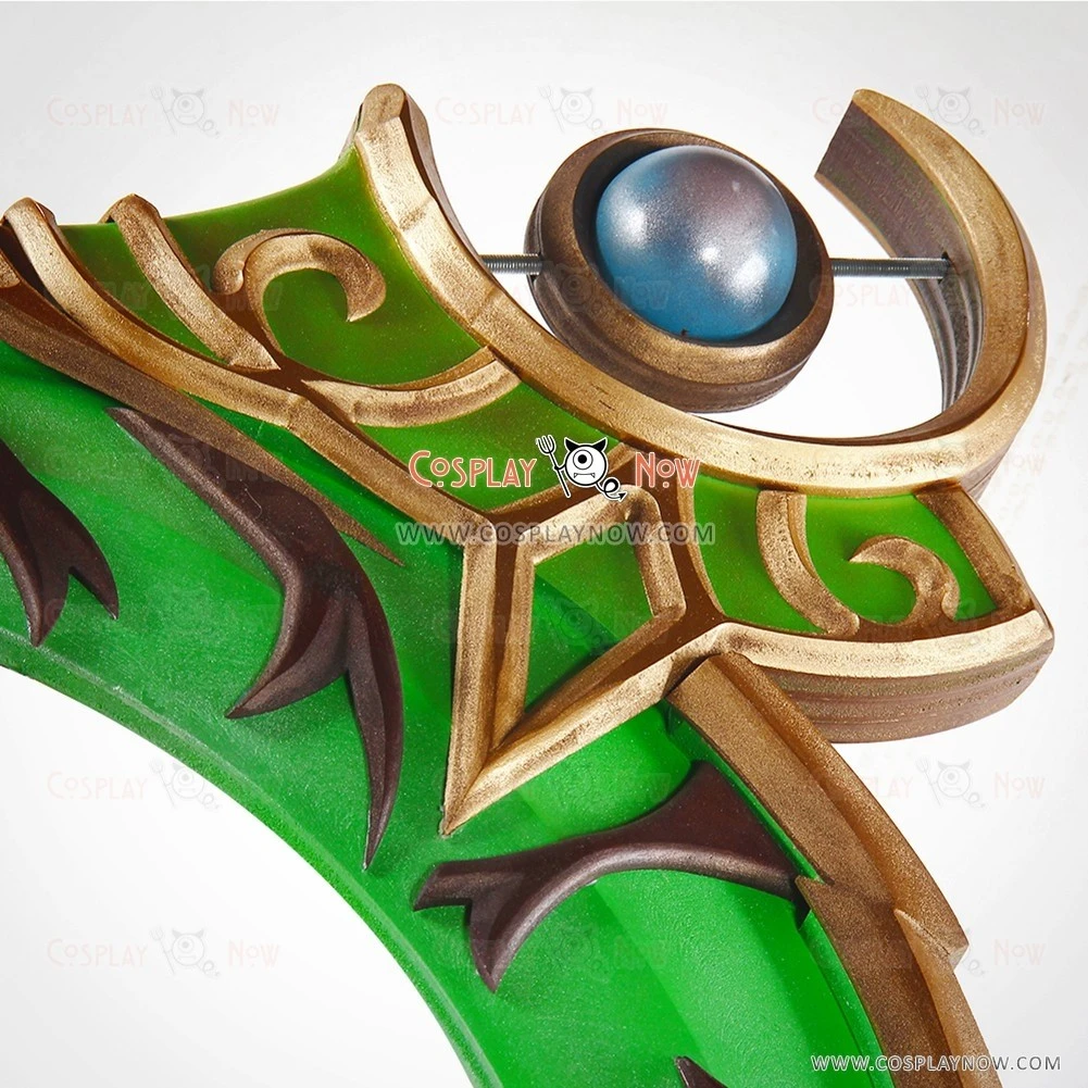 World Of Warcraft Scythe Of Elune Lunarcall Green Cosplay Props For Halloween 5 World Of Warcraft Scythe Of Elune Lunarcall Green Cosplay Props For Halloween - Image 5